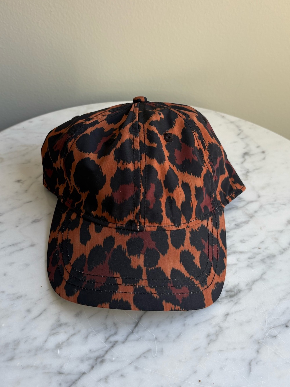 J.Crew Leopard Baseball Cap Adjustable Animal Print Hat AS273
